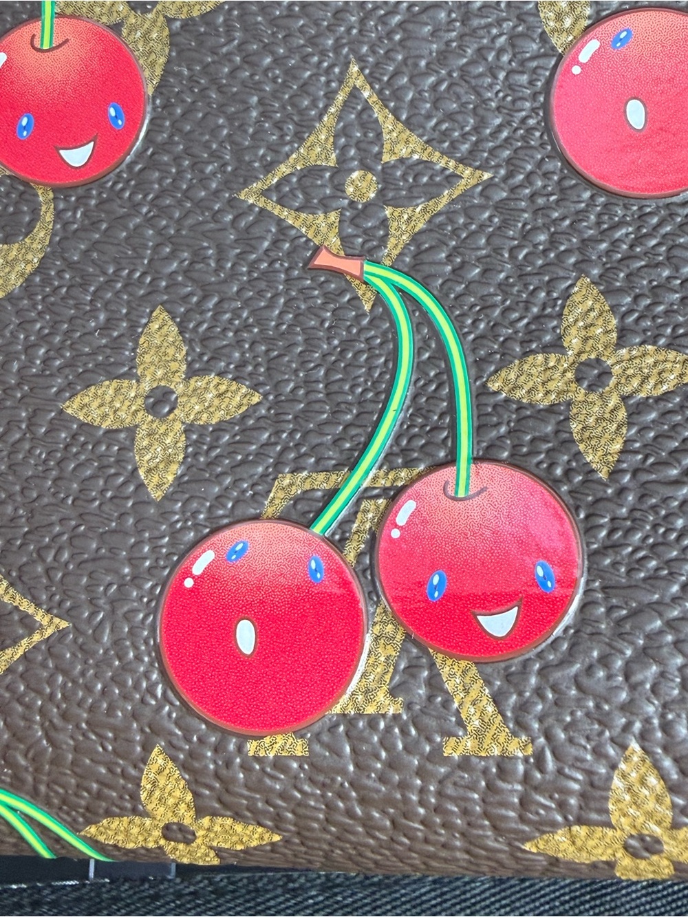 Louis Vuitton Brown and Red Cherry Speedy 25 make offer - Picture 2 of 13